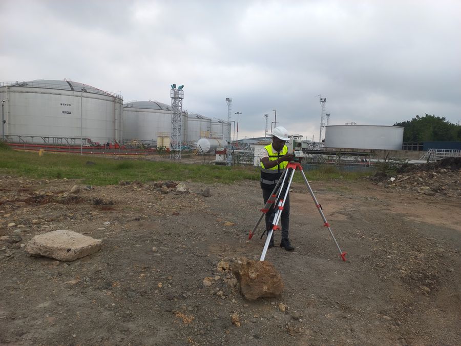 Topographical survey at KPC PS9 tank site